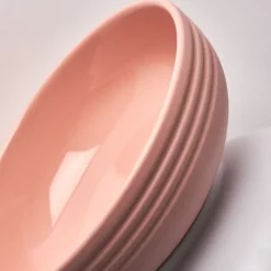 NJRD Boles Para Desayuno<6 Boles Lines Ø16 cm, Rosa