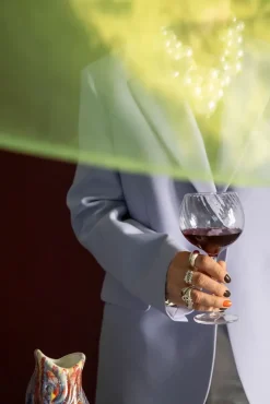 Byon 2 Copas de vino Opacity 47 cl, Transparente Hot
