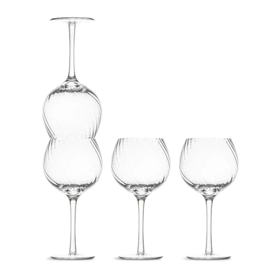 Byon 4 Copas de vino Opacity 47 cl, Transparente Online