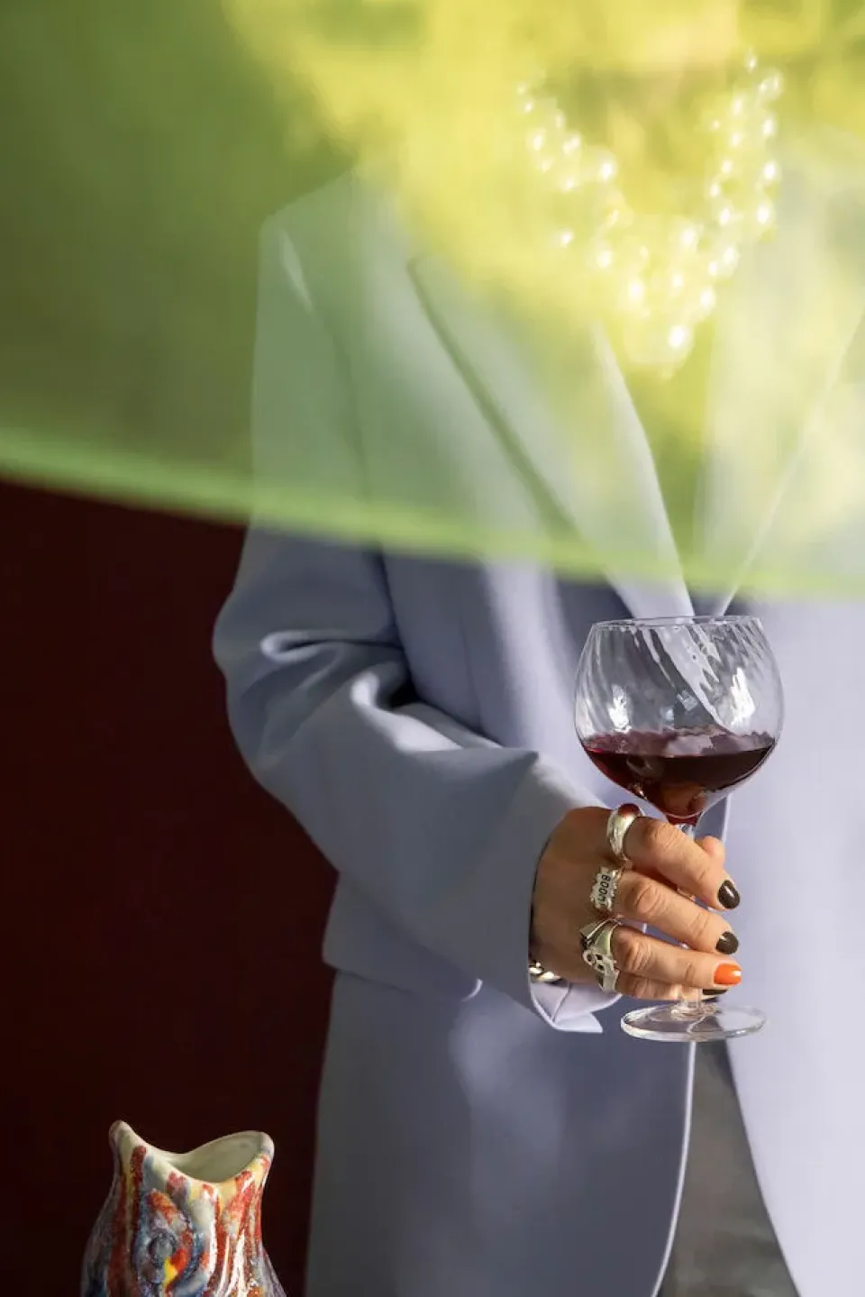Byon 4 Copas de vino Opacity 47 cl, Transparente Online