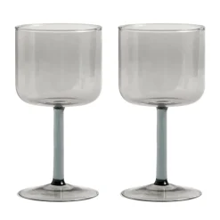 HAY 2 Copas de vino Tint 25 cl, Gris Outlet