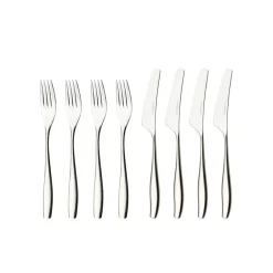 Hardanger Bestikk 8 Cubiertos de entrante Julie, acero inoxidable Plateado Clearance