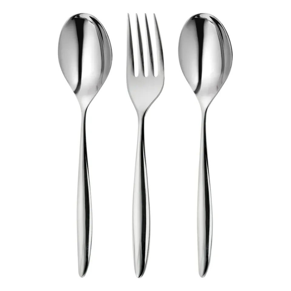 Robert Welch Cubiertos De Servir<3 Cubiertos de servir Hidcote Bright, Acero inoxidable Plateado