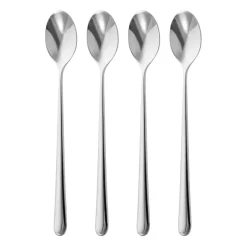 Robert Welch Cucharillas De Café Y Té<4 Cucharillas de café con leche Kingham Bright, acero inoxidable Plateado