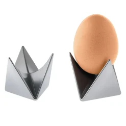 Alessi Hueveras<2 Hueveras Roost, aluminio Plateado