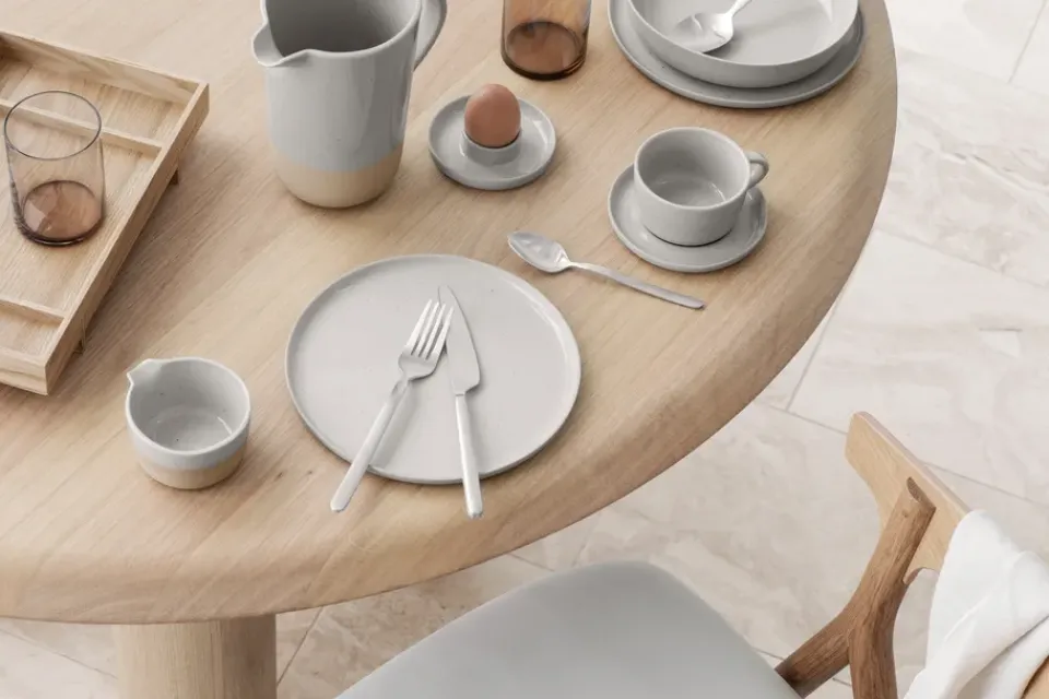 Blomus 2 Hueveras Sablo Ø10 cm, Cloud GrisBeige Hot