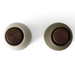 Audo Copenhagen Molinillos De Sal Y Pimienta<2 molinillos de especias Bottle, Hunting green-beige (nogal) BeigeVerde