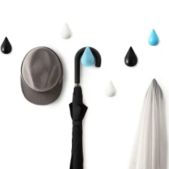 Normann Copenhagen Colgadores Y Ganchos|Colgadores Y Ganchos<2 perchas Dropit, grandes, Blanco