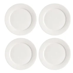 Scandi Living Platos Pequeños<4 Platillos Kalk 21 cm, Blanco