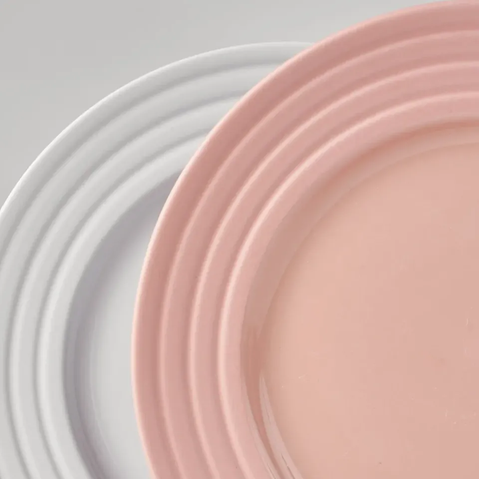 NJRD Platos Pequeños<6 Platos Lines Ø21 cm, Rosa