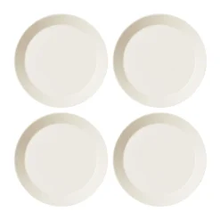 Iittala Platos Llanos<4 Platos Teema Ø26 cm, Blanco