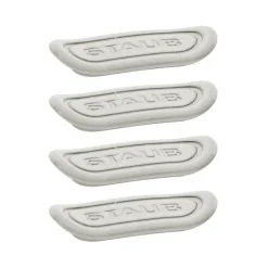 STAUB 4 Soportes para cubiertos New White Truffle, 6 cm Blanco Best