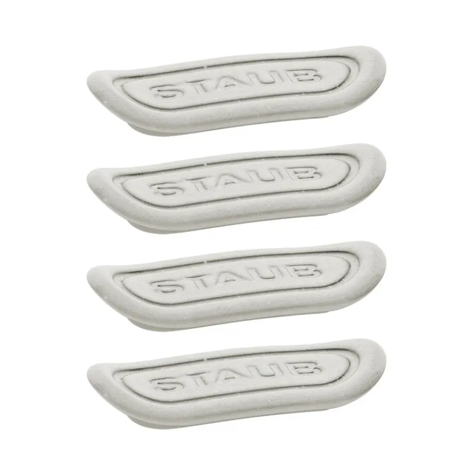 STAUB 4 Soportes para cubiertos New White Truffle, 6 cm Blanco Best