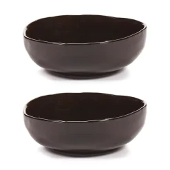 Serax 2 Tazas La Mère S Ø11,5 cm, Dark brown Marrón Discount