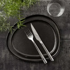 Aida 4 Tenedores de mesa Raw, acero inoxidable Plateado