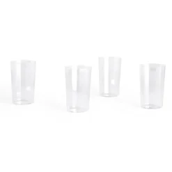 HAY 4 Vasos Angle, Large 13 cm Transparente Online