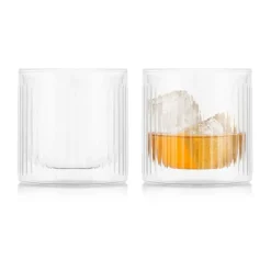 Bodum Vasos De Whisky Y Coñac<2 Vasos de whisky térmicos doble pared Douro Bar 30 cl, Transparente