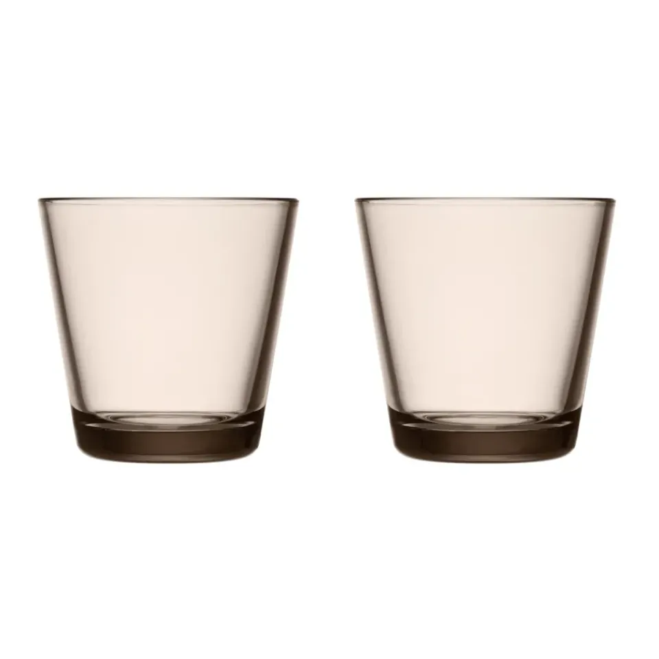Iittala 2 Vasos Kartio 21 cl, lino Beige Clearance