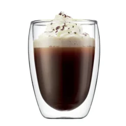 Bodum 2 Vasos térmicos doble pared Pavina, 35 cl Transparente New