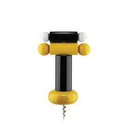 Alessi Abrebotellas<Abridor sacacorchos Twergi, negro NegroBlancoAmarillo