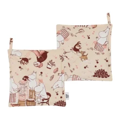 Moomin Arabia Agarraderas Mumin Alegría en casa, pack de 2, 22x22 cm Multi Best