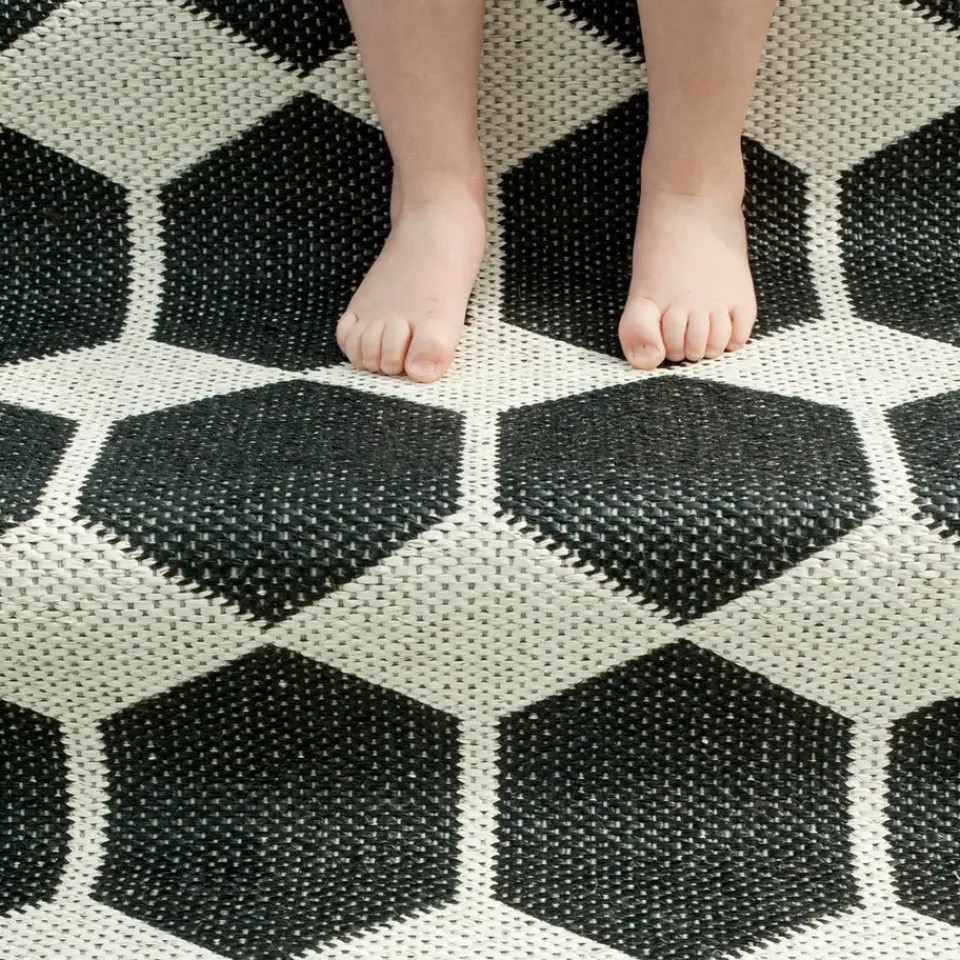 Brita Sweden Alfombra Anna, , 70 x 200 cm Negro Outlet
