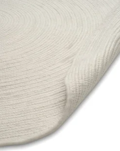 Classic Collection Alfombra de lana Merino redonda Ø200 cm, Blanco Online