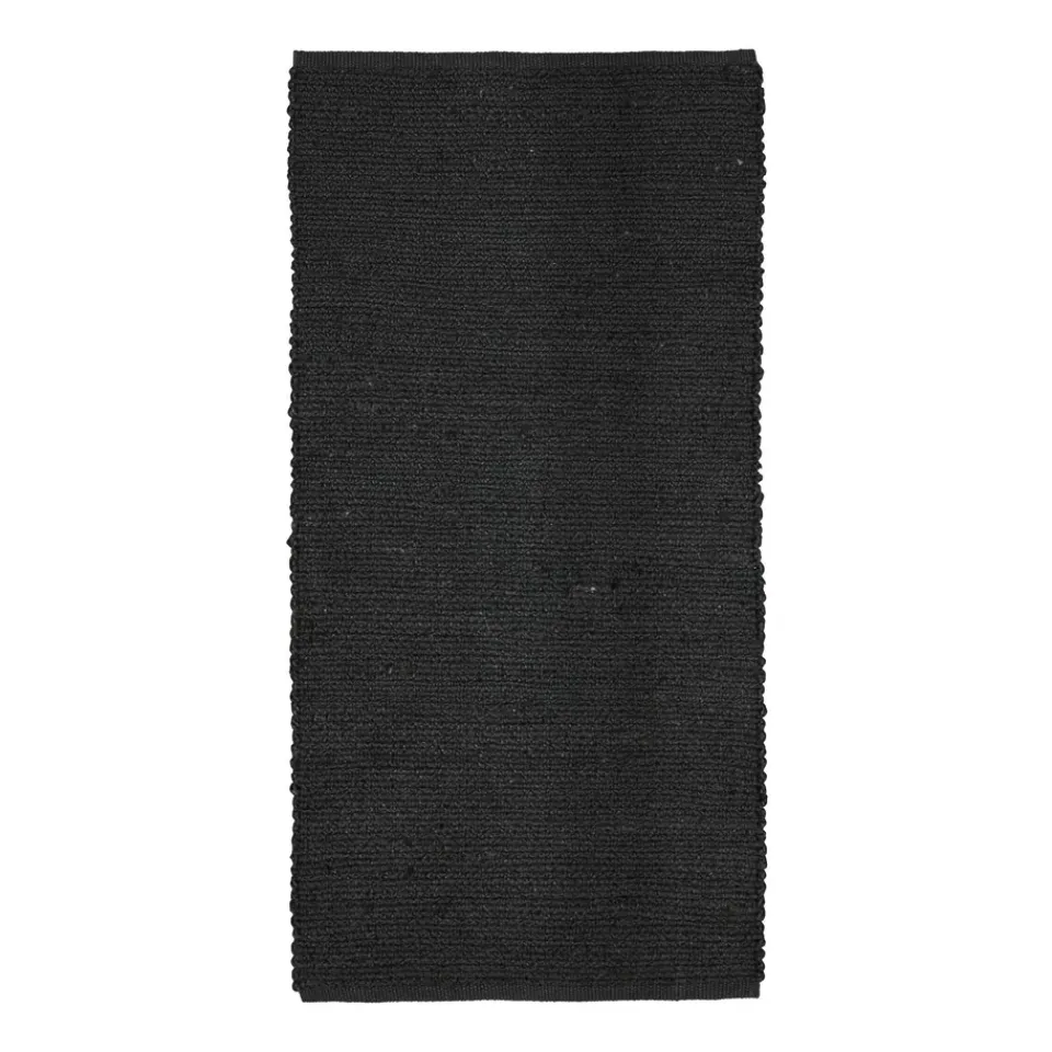 Boel & Jan Alfombra de yute Merida , 70x140 cm Negro Discount