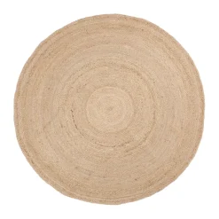 Dixie Alfombra Elin natural, Ø125 cm Beige Outlet