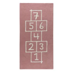 Kateha Alfombra infantil Hopscotch, Rosa Discount