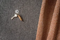 Brita Sweden Alfombra Moor mud (negro-terracota), 170x300 cm NaranjaNegro New