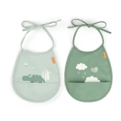 Done by deer Baberos Croco Tiny, 2-pack, Green Verde Clearance