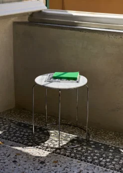 &Tradition Balda superior Wire Stool VP11 Ø38 cm, Bianco Carrara mármol Blanco Sale