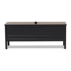 Form & Refine Bancos<Banco con almacenamiento A Line 111 cm, Black Negro