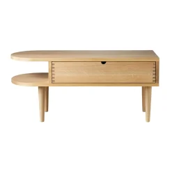 FDB Møbler Bancos<Banco F24 Radius, Oak nature lacquered 35x90 cm Marrón