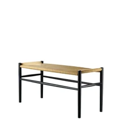 FDB Møbler Bancos<Banco J163 Piano, Oak black painted-nature Negro