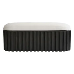 101 Copenhagen Bancos<Banco Tribu lino, coffee-white chalk MarrónNegro