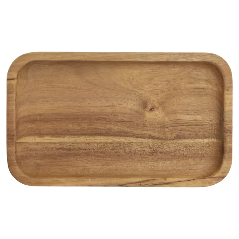 Scandi Living Bandejas<Bandeja de servir Hollow, 15x25 cm Marrón