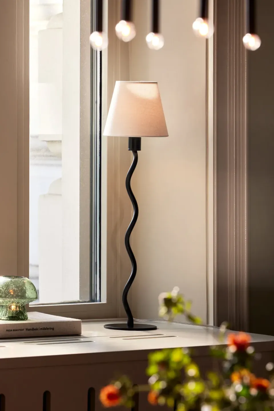 Globen Lighting Pies De Lámparas<Base de lámpara de mesa Twist 50 , Negro