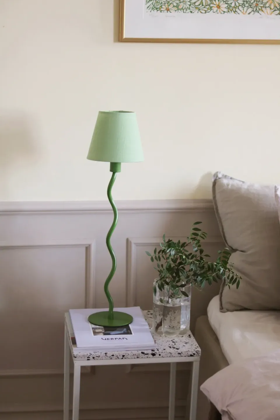 Globen Lighting Base de lámpara de mesa Twist 50 , Verde Online