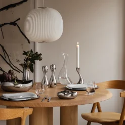 Georg Jensen Ensaladeras|Boles Para Servir<Bol Cobra Ø28 cm, Acero inoxidable Plateado