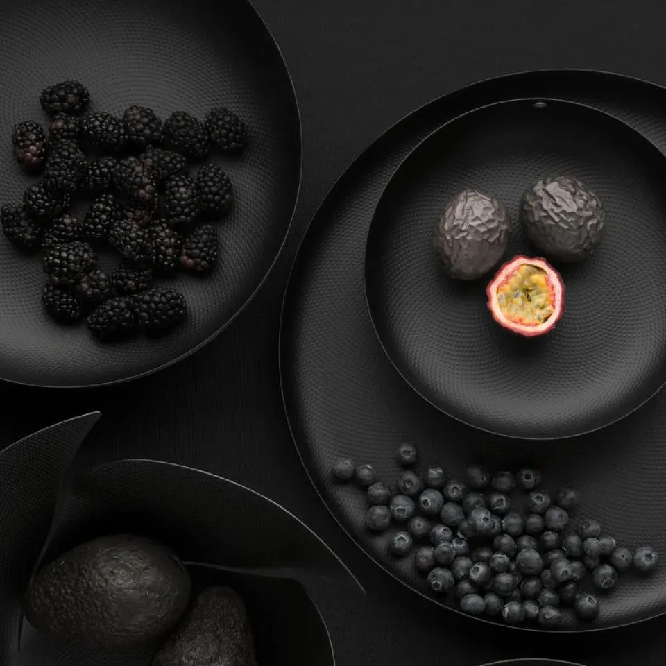 Alessi Ensaladeras<Bol para servir , 29 cm Negro