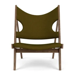 Audo Copenhagen Sillones Y Reposapiés<Butaca Lounge Knitting, Walnut-Baru 0950 MarrónVerde