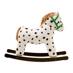 Kid's Concept Decoración Infantil|Decoración Infantil<Caballo balancín Pippi, Blanco-negro BlancoNegro