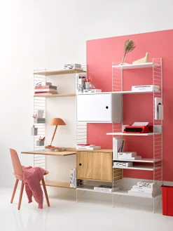 String Cabinet con puerta batiente , , 58x30 cm Blanco Outlet