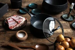 Satake Ollas De Hierro Fundido|Ollas<Cacerola sauté de hierro fundido ligero , 20 cm Negro