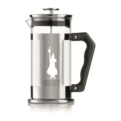 Bialetti Cafeteras Y Cafeteras De Émbolo<Cafetera de émbolo Preziosa 8 tazas, Plateado-negro PlateadoNegro