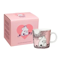 Moomin Arabia Caja de regalo taza Moomin Amor 30 años, 30 cl Rosa Best