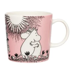 Moomin Arabia Caja de regalo taza Moomin Amor 30 años, 30 cl Rosa Best