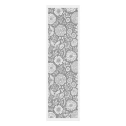 Ekelund Linneväveri Caminos De Mesa|Caminos De Mesa<Camino de mesa Flowering 35x120 cm, Gris